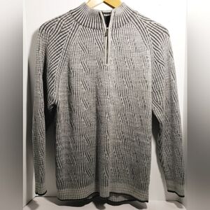 Tommy Bahama Gray Zip-Up Sweater Men's Size M
